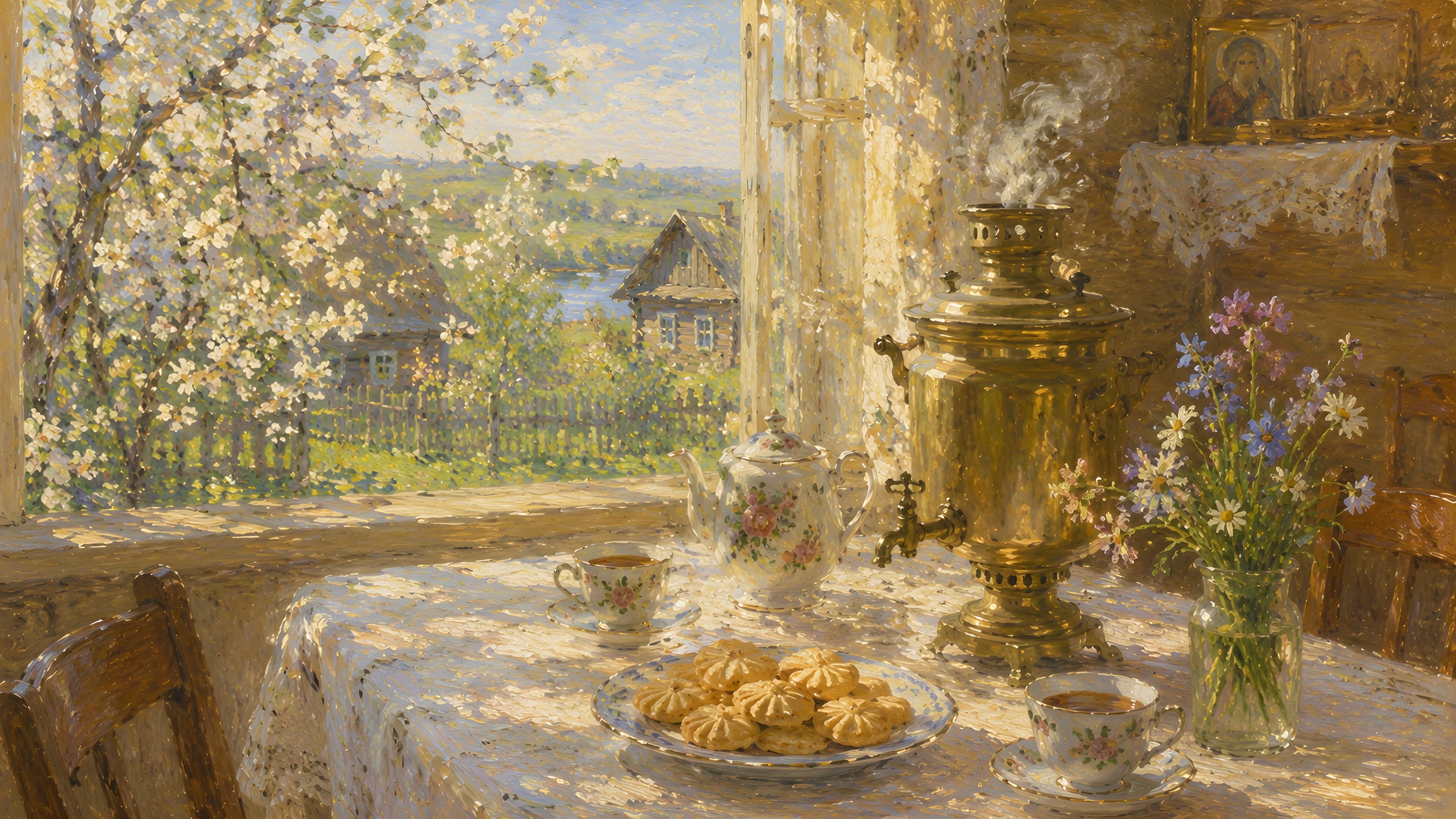 Oil painting for Cookie Policy